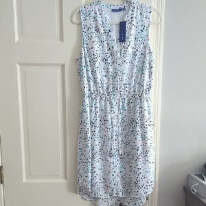 Apt. 9 High Low Sleeveless Dress in  Seaglass Pattern NWT